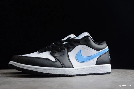 Cheap EP Black White (W)  DC0774-041 1 Low Jordan Blue University DC0774-041 0329